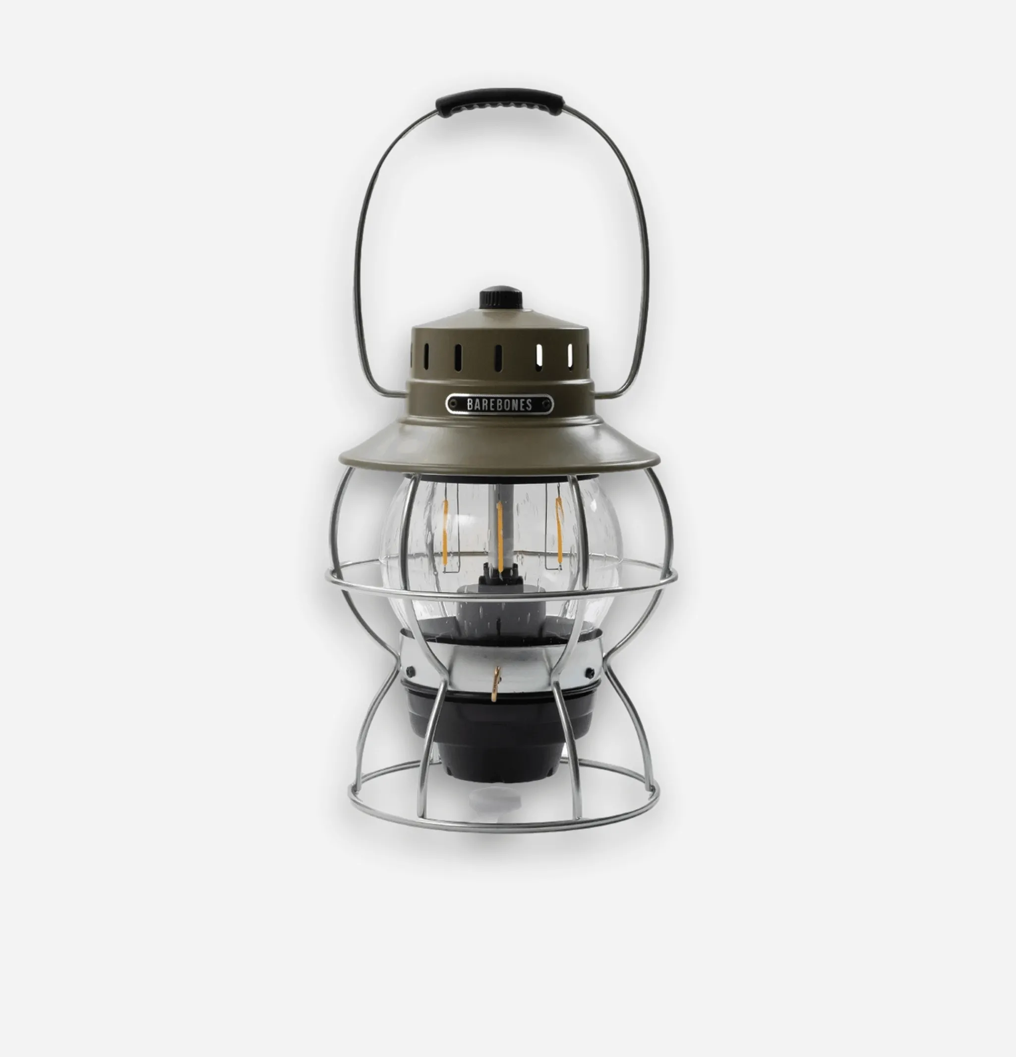 BAREBONES Railroad Lantern Olive USB< Outdoor