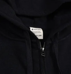 SNOW PEAK Recycled Cotton Zipup Hoodie Black< Sweats & Polaires
