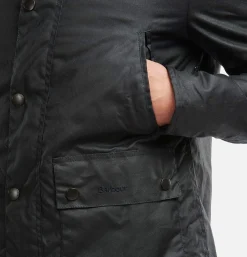 BARBOUR Reelin Wax Jacket Sage< Blousons & Manteaux