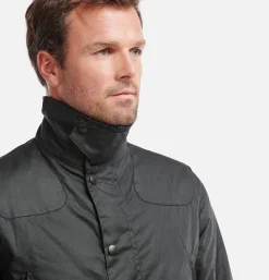 BARBOUR Reelin Wax Jacket Sage< Blousons & Manteaux