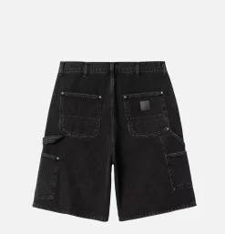 CARHARTT WIP Rivet Short Black Stone Washed< Shorts