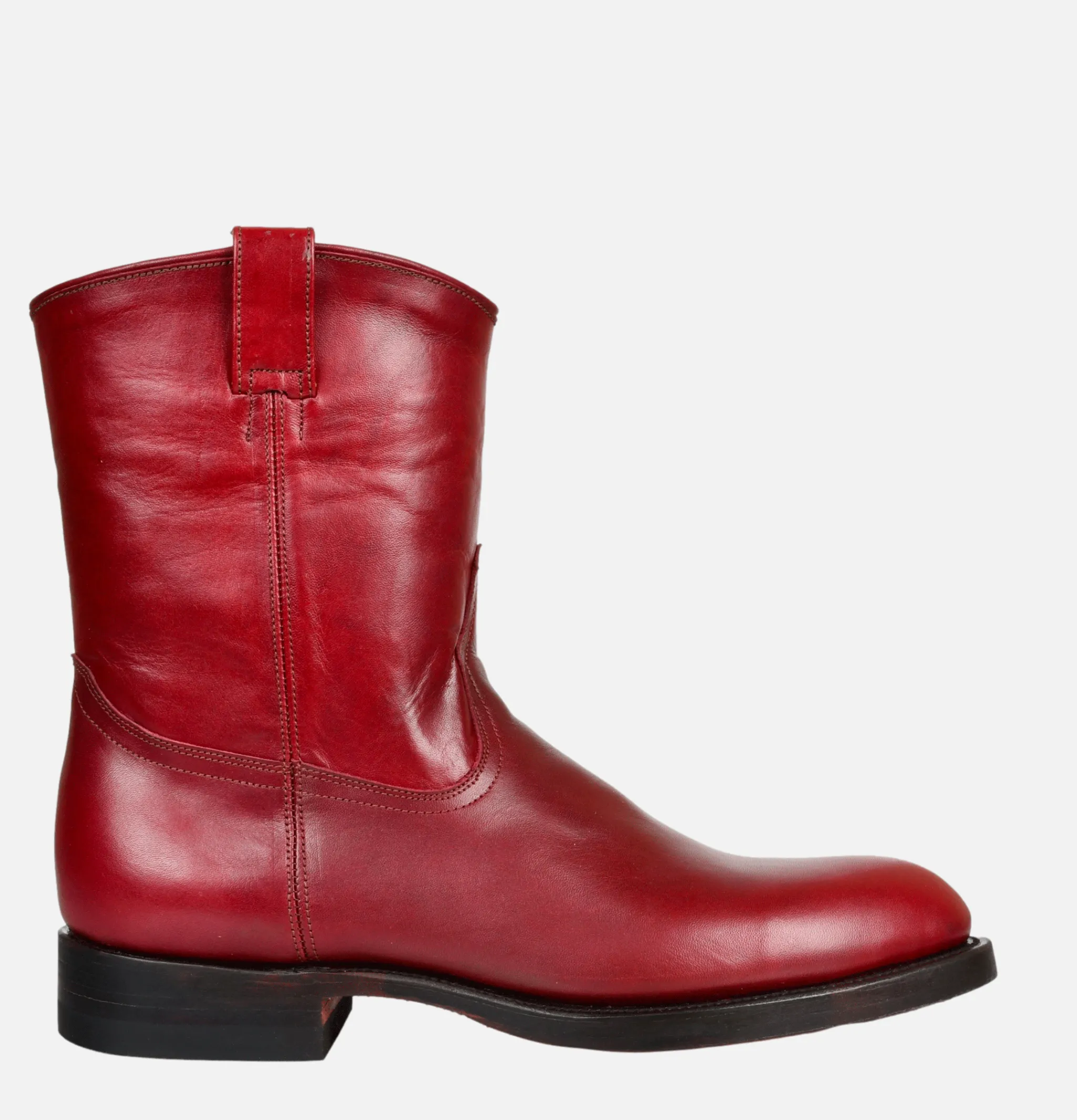 UNMARKED Roper Boots Pull Up Cherry<Homme Bottes