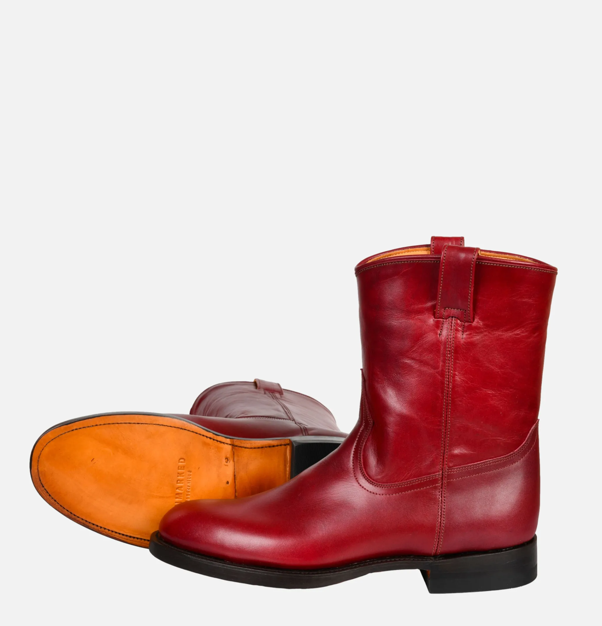 UNMARKED Roper Boots Pull Up Cherry<Homme Bottes