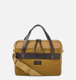 FILSON Rugged Compact Briefcase Tan< Sacs Bandoulière
