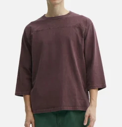GOOD ON 80s Football Tee Bordeaux< T-shirts
