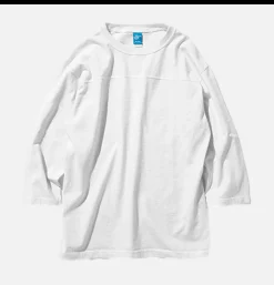 GOOD ON 80s Football Tee White< T-shirts