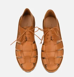 STEVE MONO Sandales Artisanal Shoe Tobacco<Homme Sandales