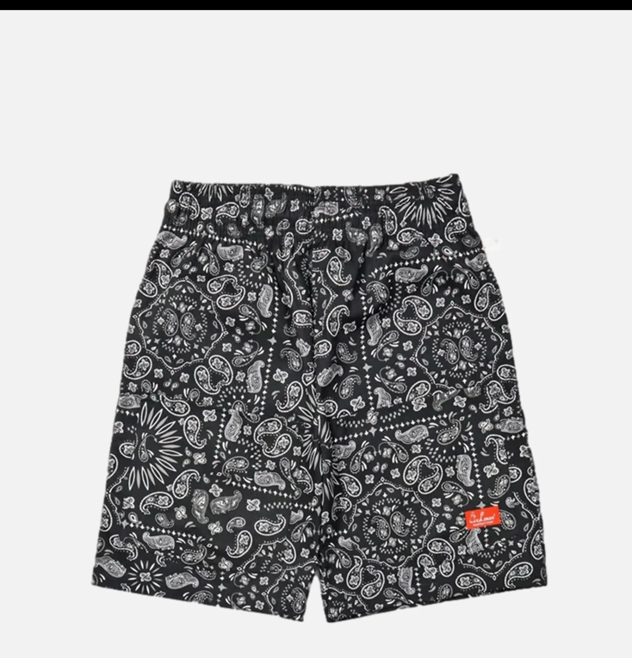 COOKMAN Short Front Pocket Paisley Noir< Shorts