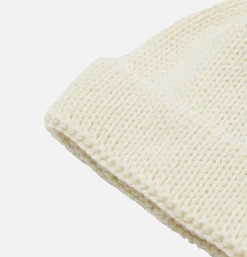 UNIVERSAL WORKS Short Watch Cap Ecru< Gants • Bonnets • Echarpes