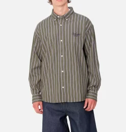 CARHARTT WIP Signature Shirt Office Green< Chemises