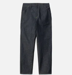 CARHARTT WIP Single Knee Pant Blue Rigid< Jeans