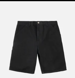 CARHARTT WIP Single Knee Short Black< Shorts