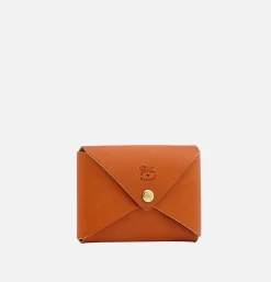IL BISONTE Sovana Card Case Miel< Petite Maroquinerie