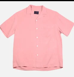 PORTUGUESE FLANNEL Ss Shirt Dogtown Pink< Chemises