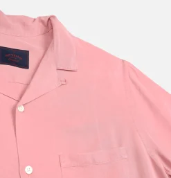 PORTUGUESE FLANNEL Ss Shirt Dogtown Pink< Chemises