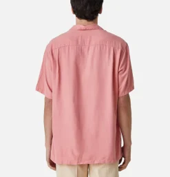 PORTUGUESE FLANNEL Ss Shirt Dogtown Pink< Chemises