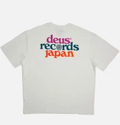 DEUS Strata Tee Vintage White< T-shirts