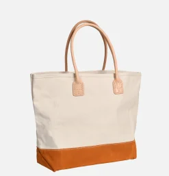 HERITAGE LEATHER COMPANY Suede Day Tote Bag Marron< Tote-bags