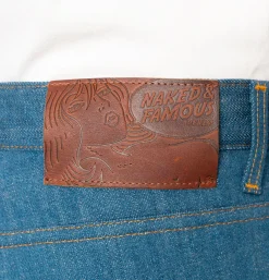 NAKED & FAMOUS Super Guy Oceans Edge Selvedge< Jeans