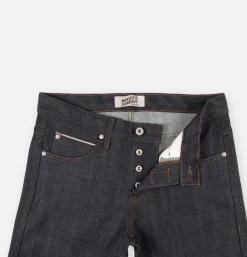 NAKED & FAMOUS Superguy Stretch Selvedge Blue< Jeans