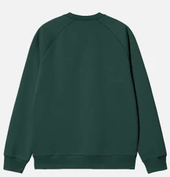 CARHARTT WIP Sweat Chase Discovery Green< Sweats & Polaires