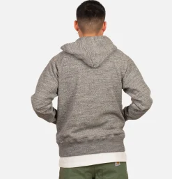 JACKMAN Sweat Parka Charcoal< Sweats & Polaires