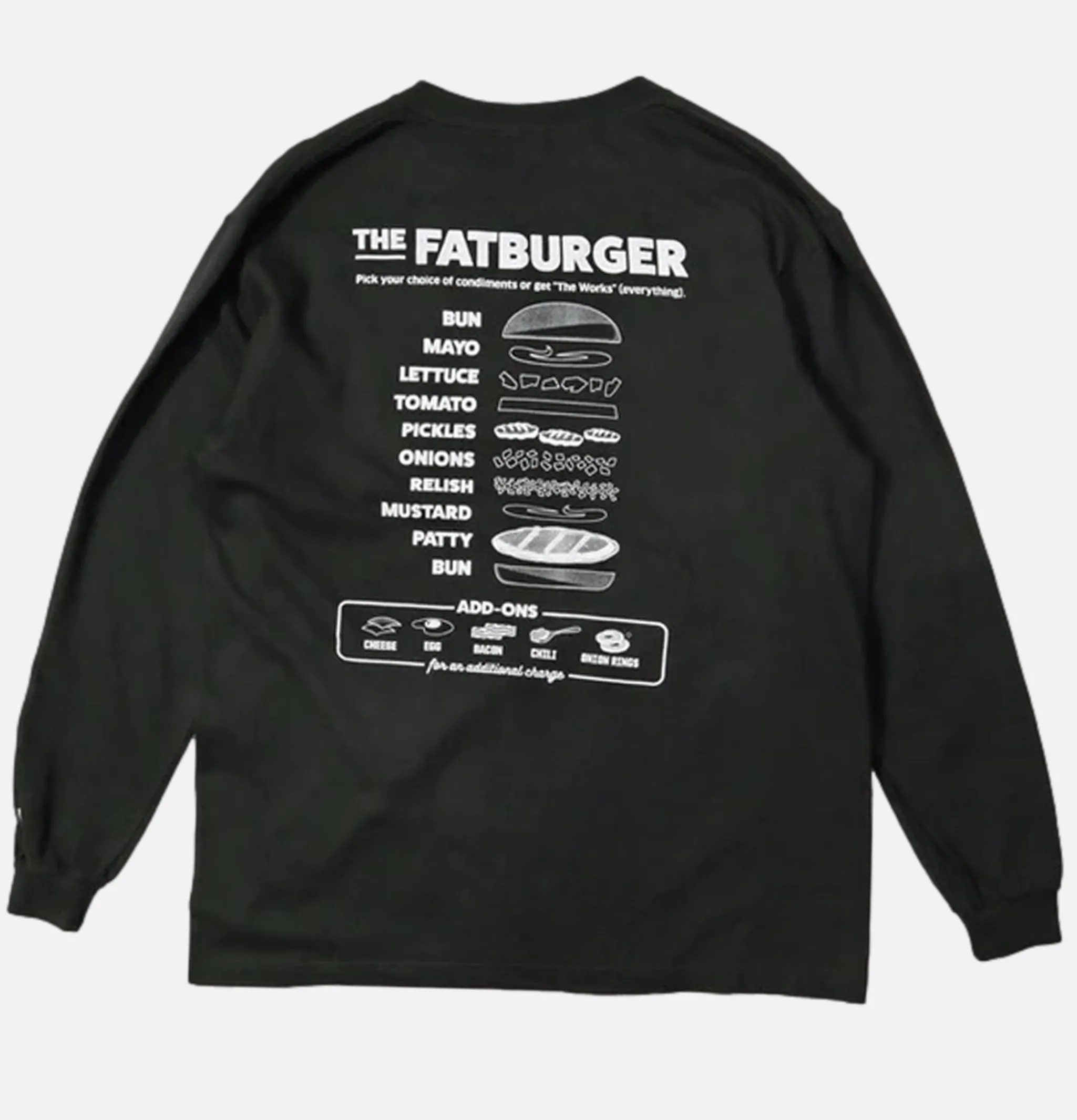 COOKMAN Tee Shirt Long Sleeves Fat Black< T-shirts