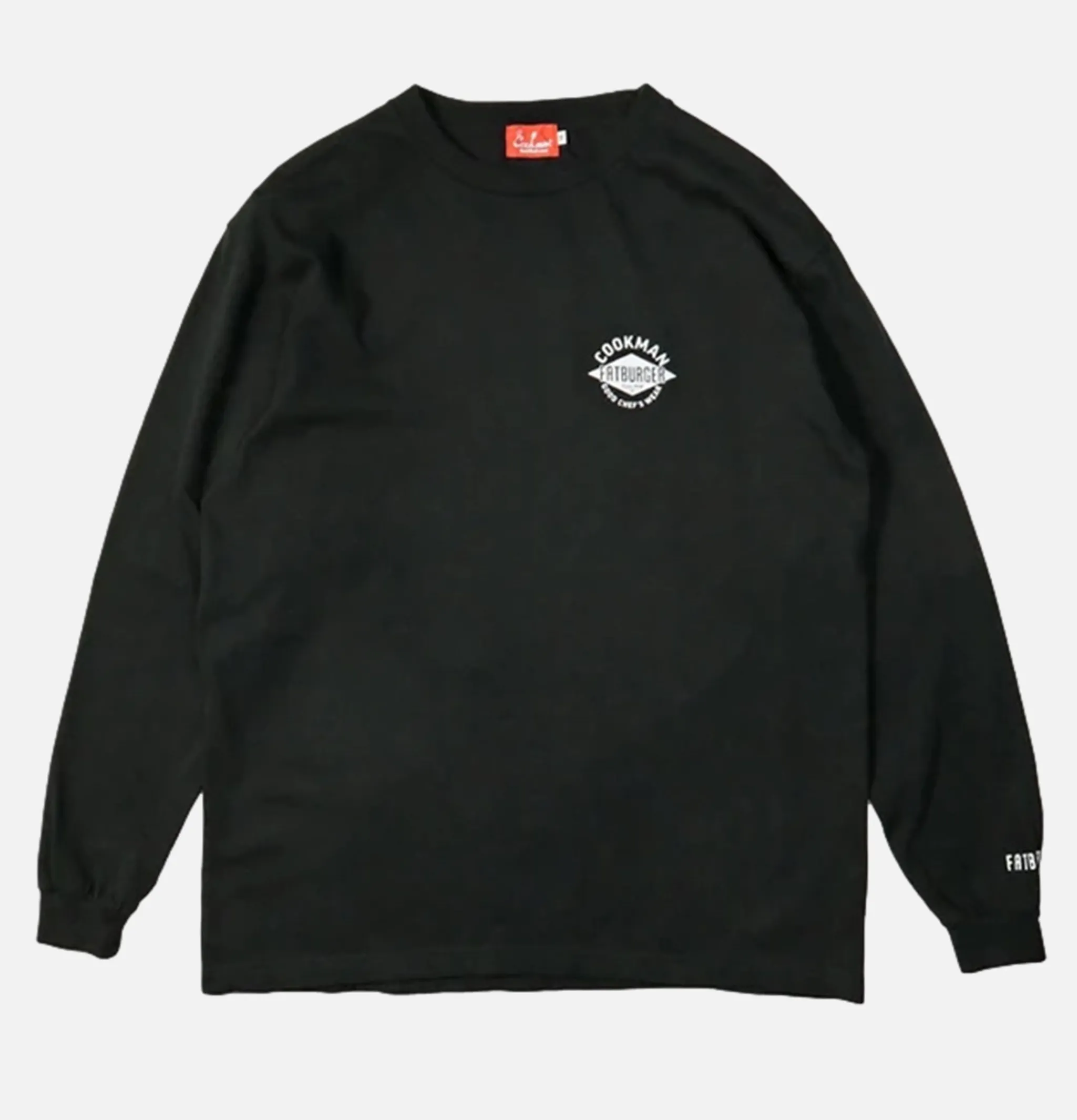 COOKMAN Tee Shirt Long Sleeves Fat Black< T-shirts