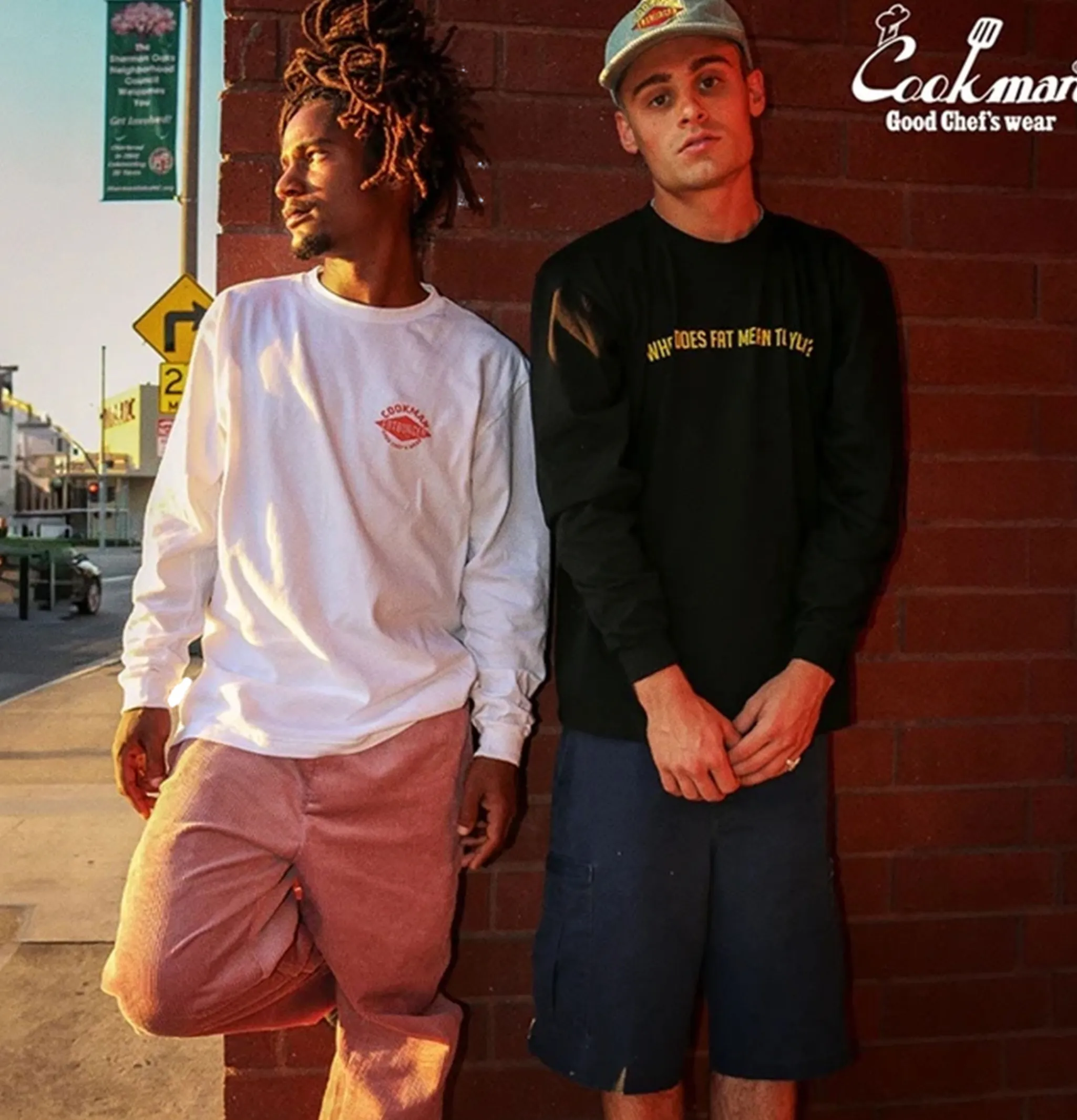 COOKMAN Tee Shirt Long Sleeves Fat Topping< T-shirts