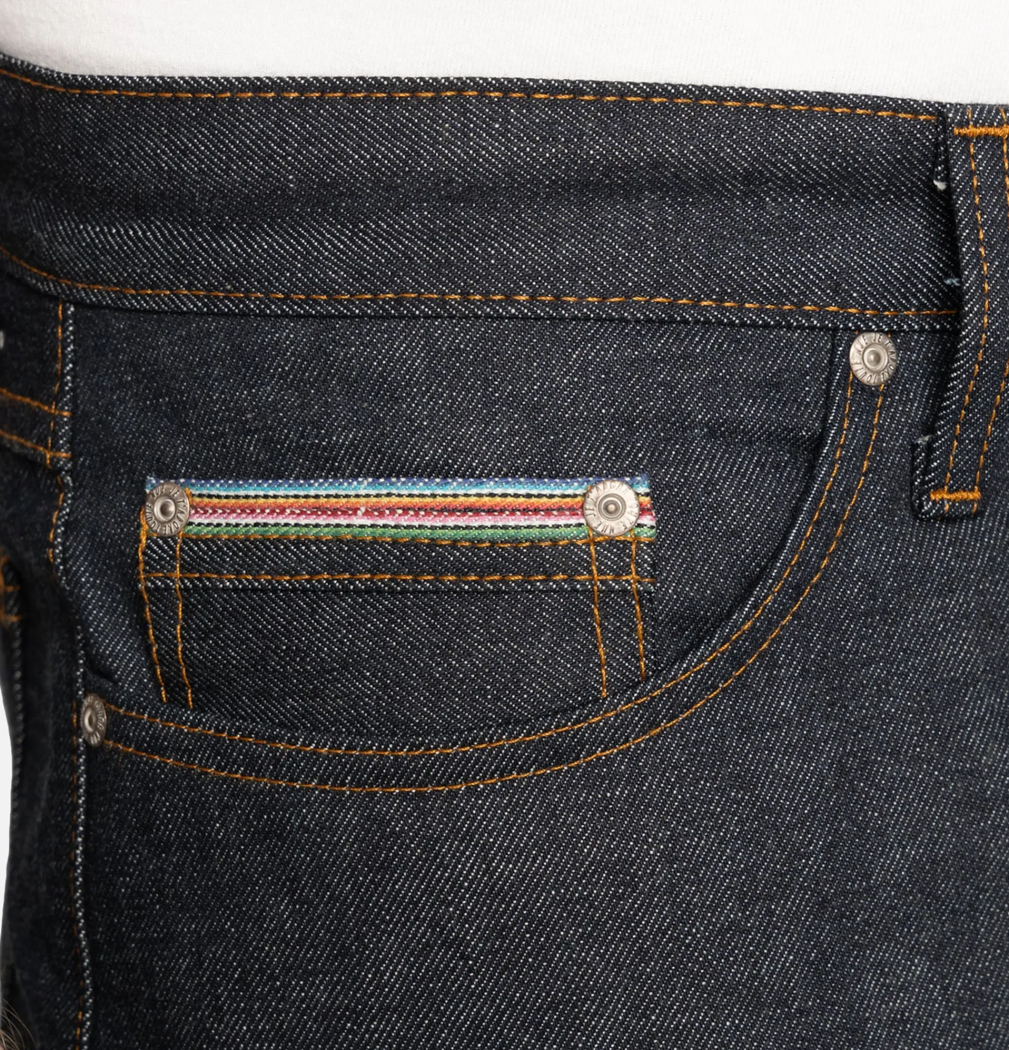 NAKED & FAMOUS True Guy Dia De Los Muertos Indigo< Jeans