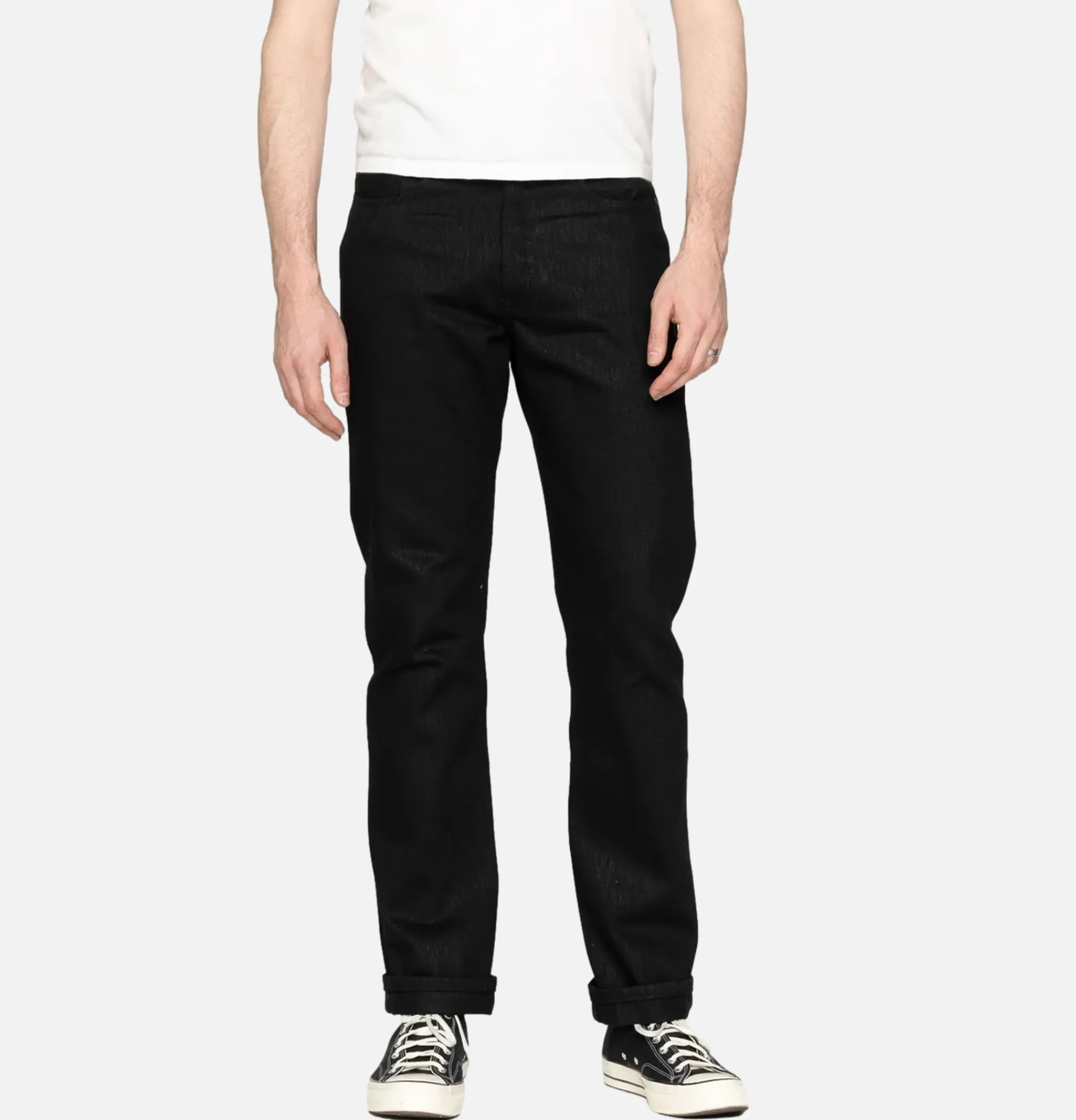 NAKED & FAMOUS True Guy Shinigami Black< Jeans