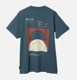 SNOW PEAK T-shirt Alpha Breeze Blue< T-shirts
