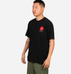 EDWIN T-shirt Japanese Sun Black< T-shirts