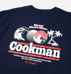 COOKMAN T-shirt Wind Navy< T-shirts