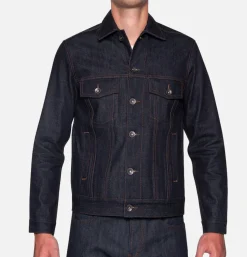 UNBRANDED BRAND UB901 14.5oz Indigo Selvedge Jacket< Vestes