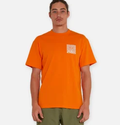 DEUS Uv Tee Orange Ochre< T-shirts