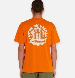 DEUS Uv Tee Orange Ochre< T-shirts