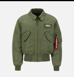 ALPHA INDUSTRIES Veste Cwu 45 Jacket Sage Green< Vestes|Blousons & Manteaux