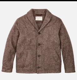 FILSON Veste Decatur Island en laine Marron< Vestes|Blousons & Manteaux