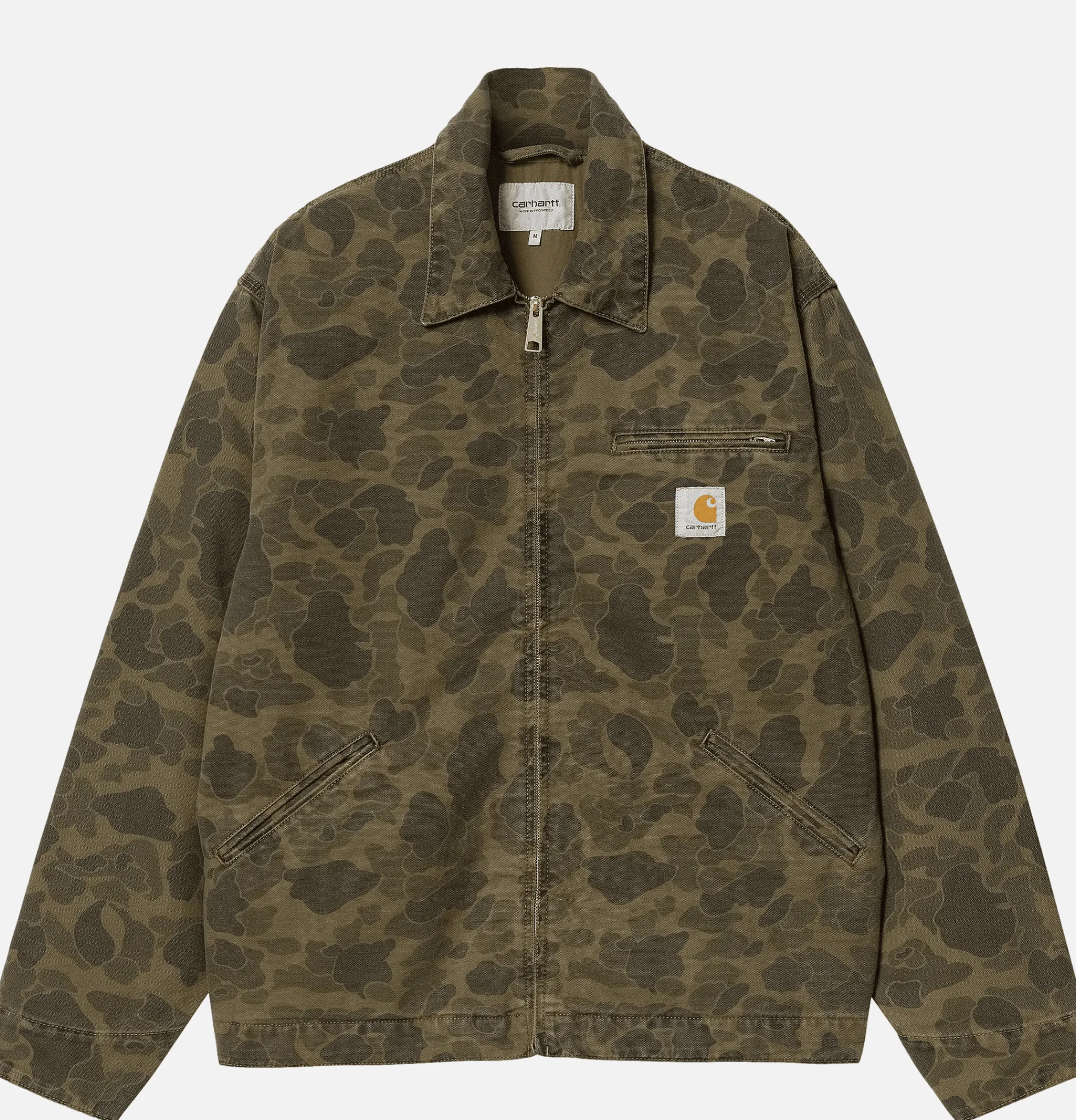 CARHARTT WIP Veste Detroit Camo Office Green< Vestes