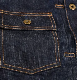 JAPAN BLUE JEANS Veste en Jean Type2 14.8oz Blue< Vestes