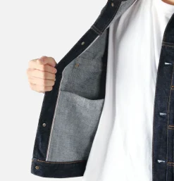 JAPAN BLUE JEANS Veste en Jean Type2 14.8oz Blue< Vestes