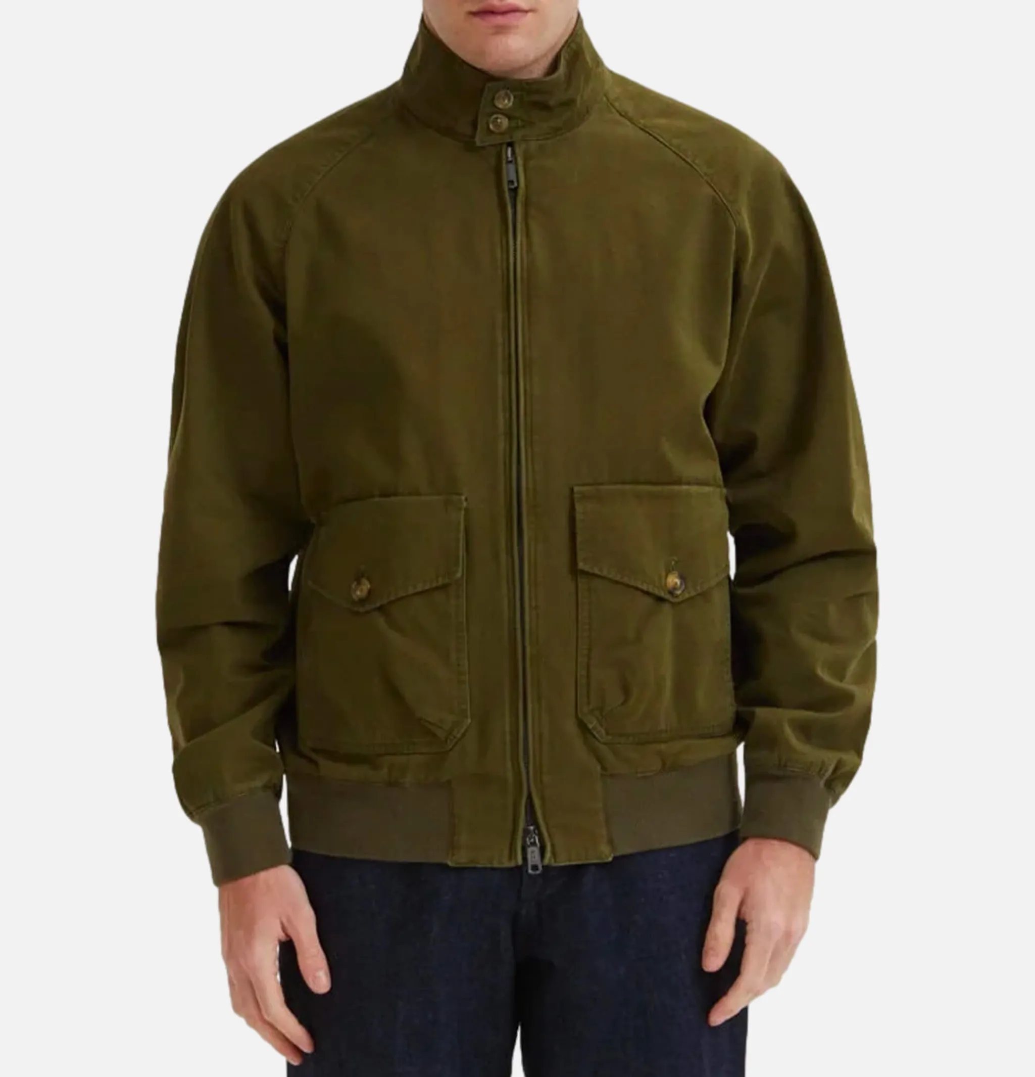 BARACUTA Veste G9 Gabardine Olive< Vestes