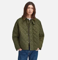 BARBOUR Veste Transport Quilted Olive< Vestes