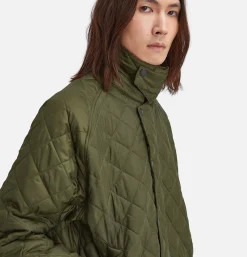 BARBOUR Veste Transport Quilted Olive< Vestes