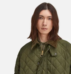 BARBOUR Veste Transport Quilted Olive< Vestes