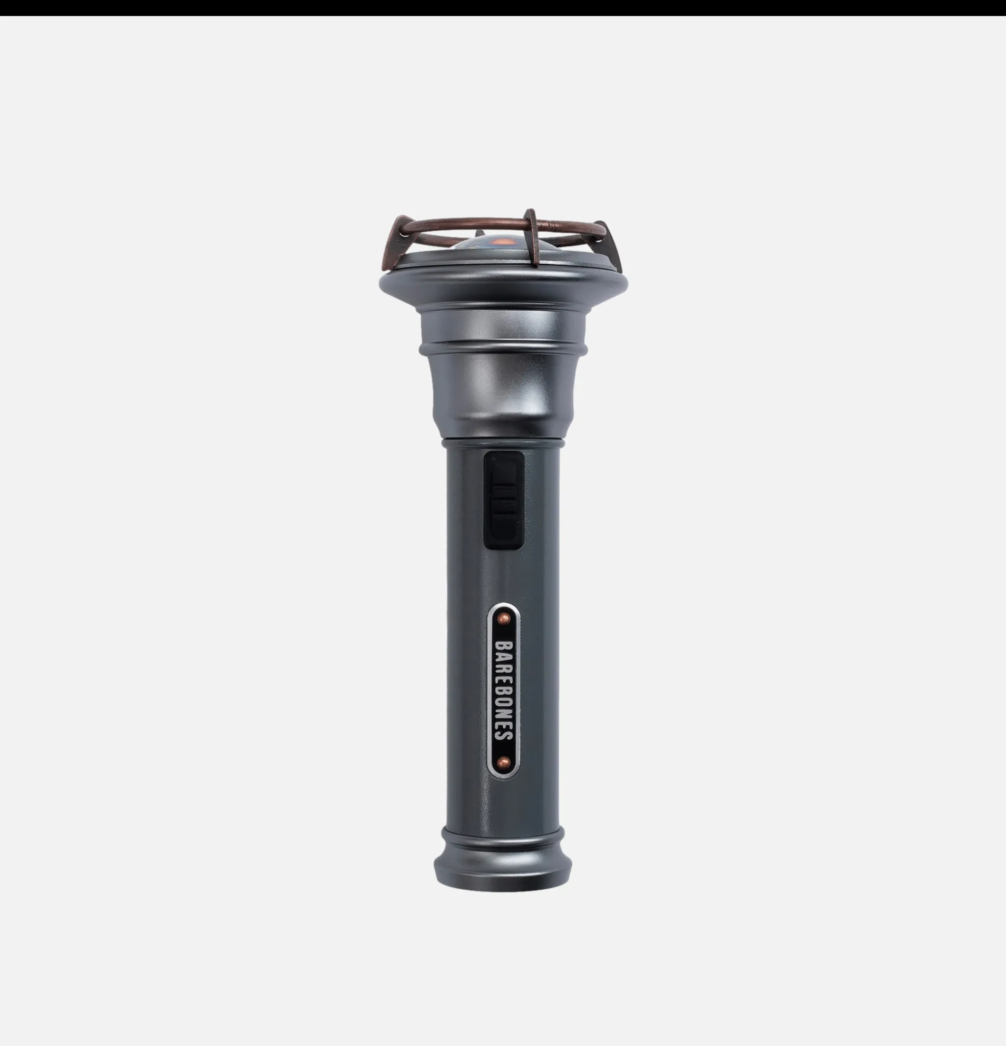 BAREBONES Vintage Flashlignt Gun Metal< Outdoor