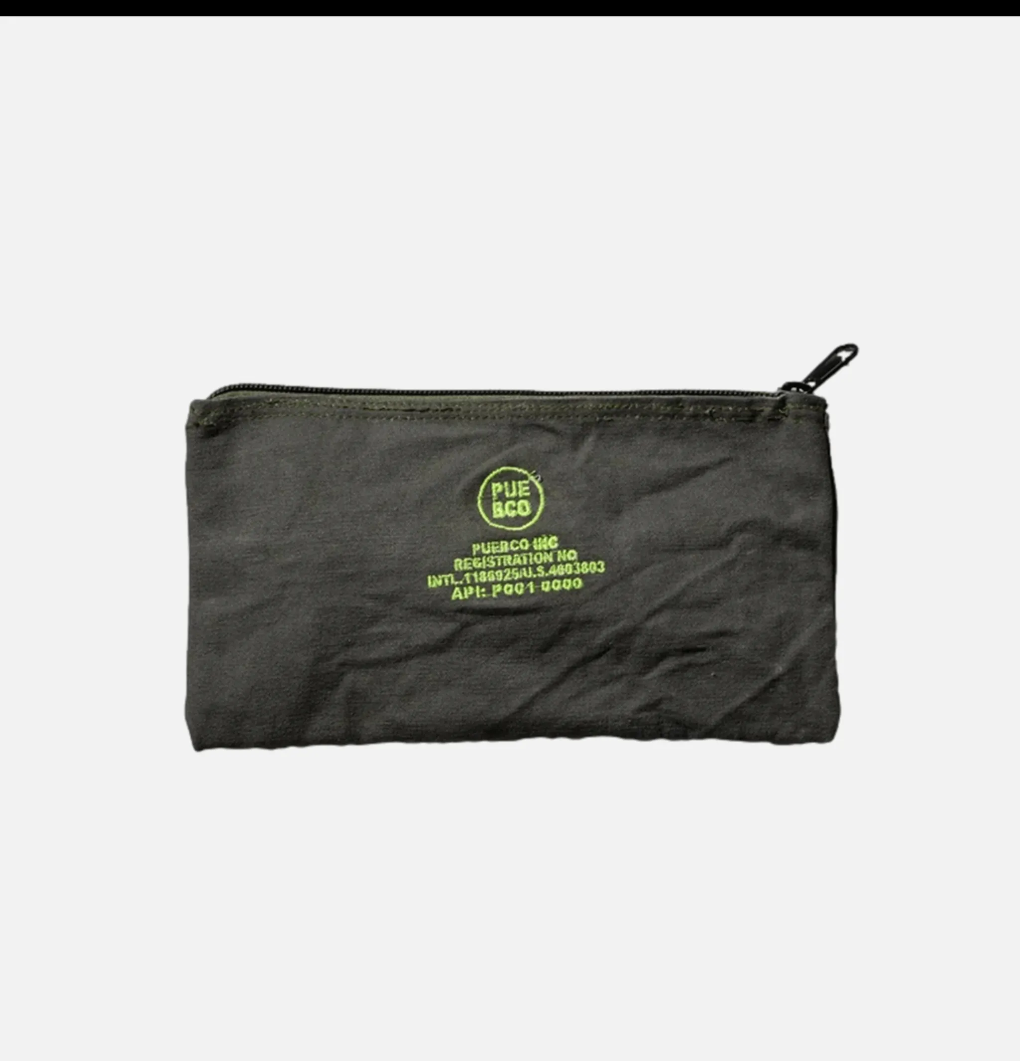 PUEBCO Vintage Tent Pouch Neon Green< Petite Maroquinerie