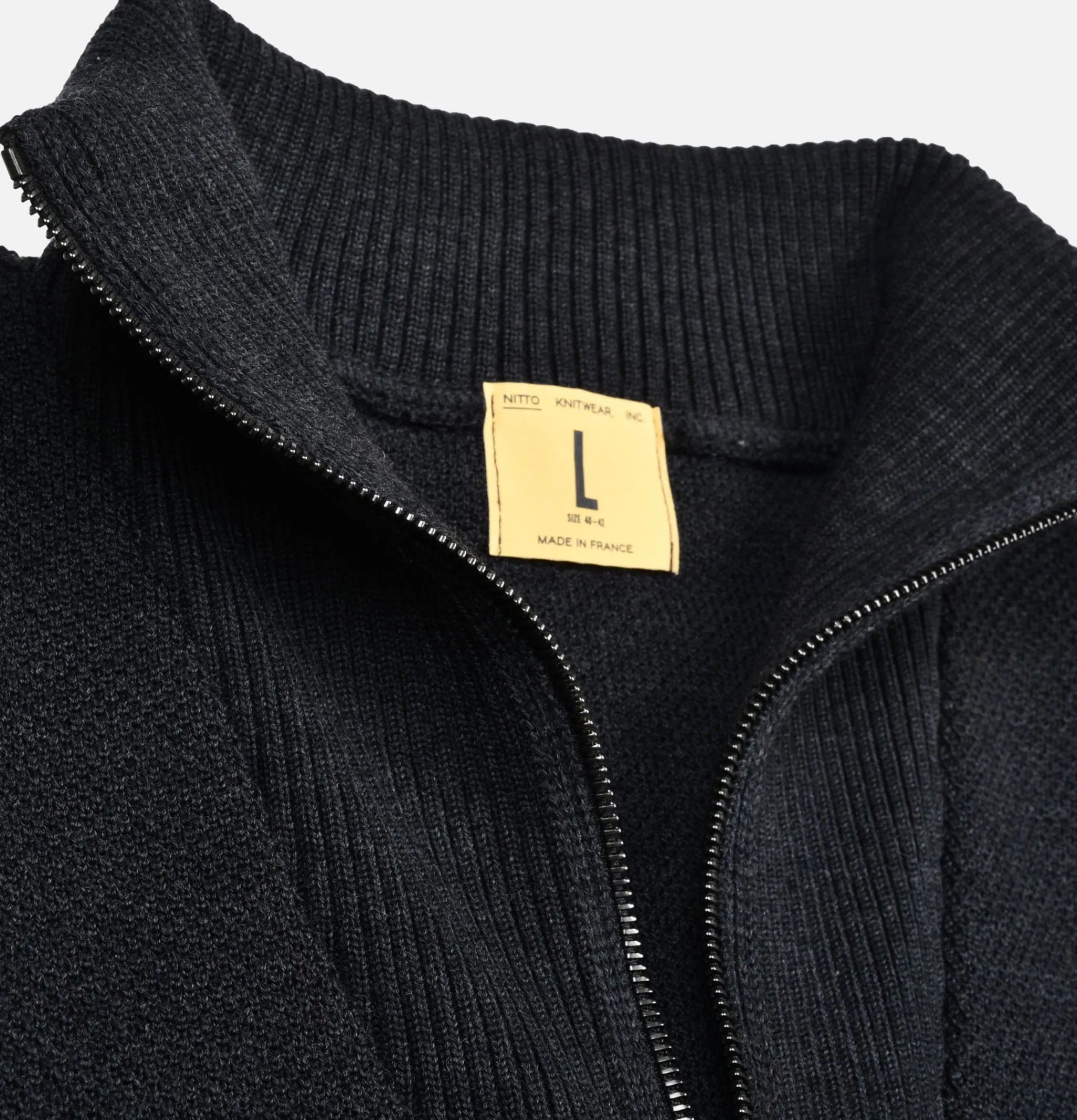 NITTO KNITWEAR Youri Camionneur Anthracite< Pulls & Cardigans