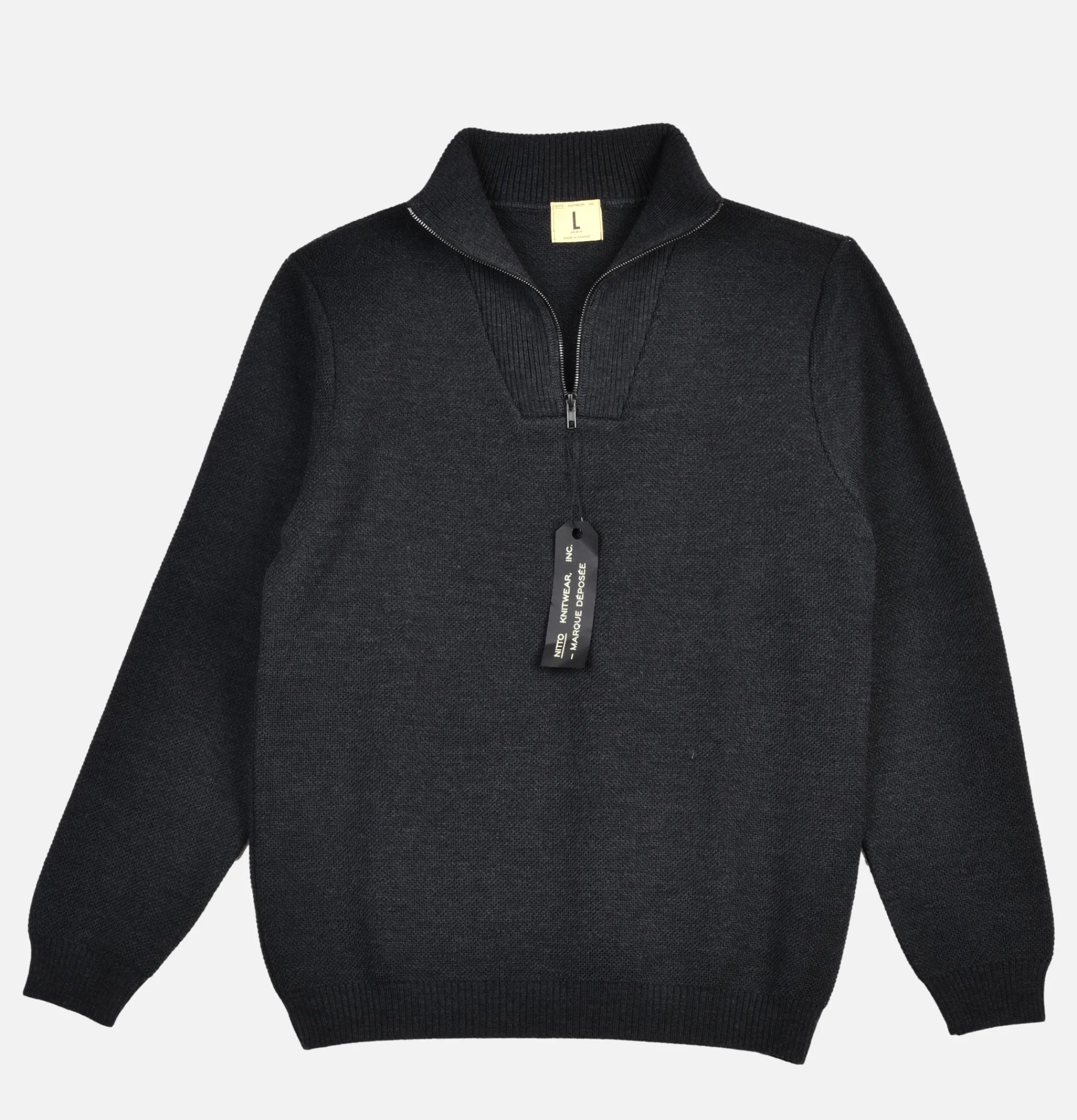 NITTO KNITWEAR Youri Camionneur Anthracite< Pulls & Cardigans